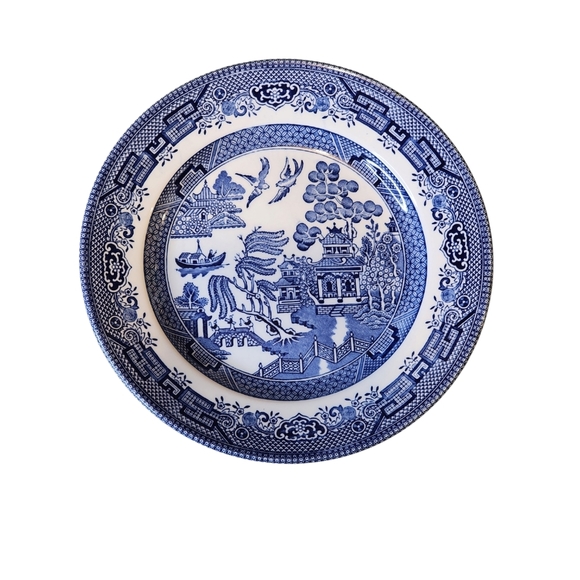 Churchill | Kitchen | Churchill England Blue Willow 8 Salad Plate ...